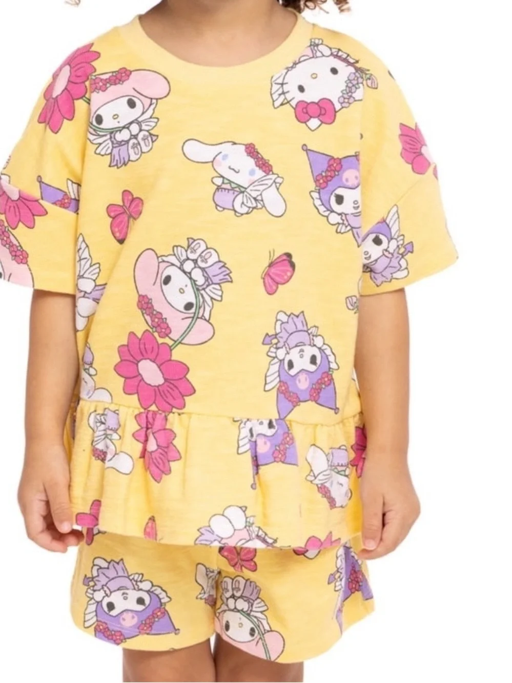 Hello Kitty and Friends Toddler Girls' Short Sleeve Set